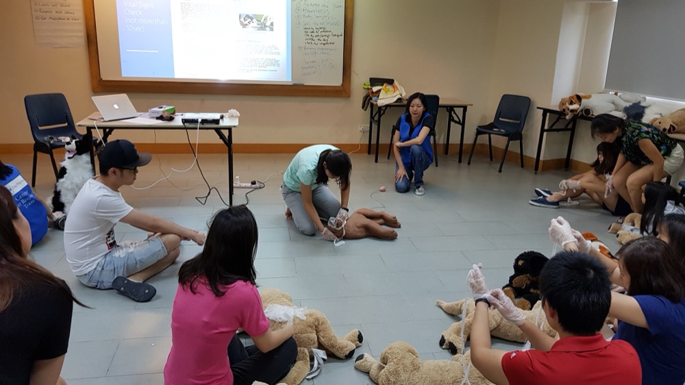 Canine First Responder orientation workshop at Toa Payoh Central Community Club, July 2018