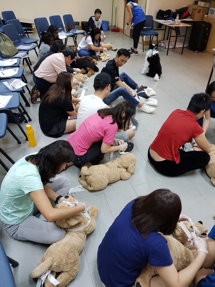 Canine First Responder orientation workshop at Toa Payoh Central Community Club, July 2018