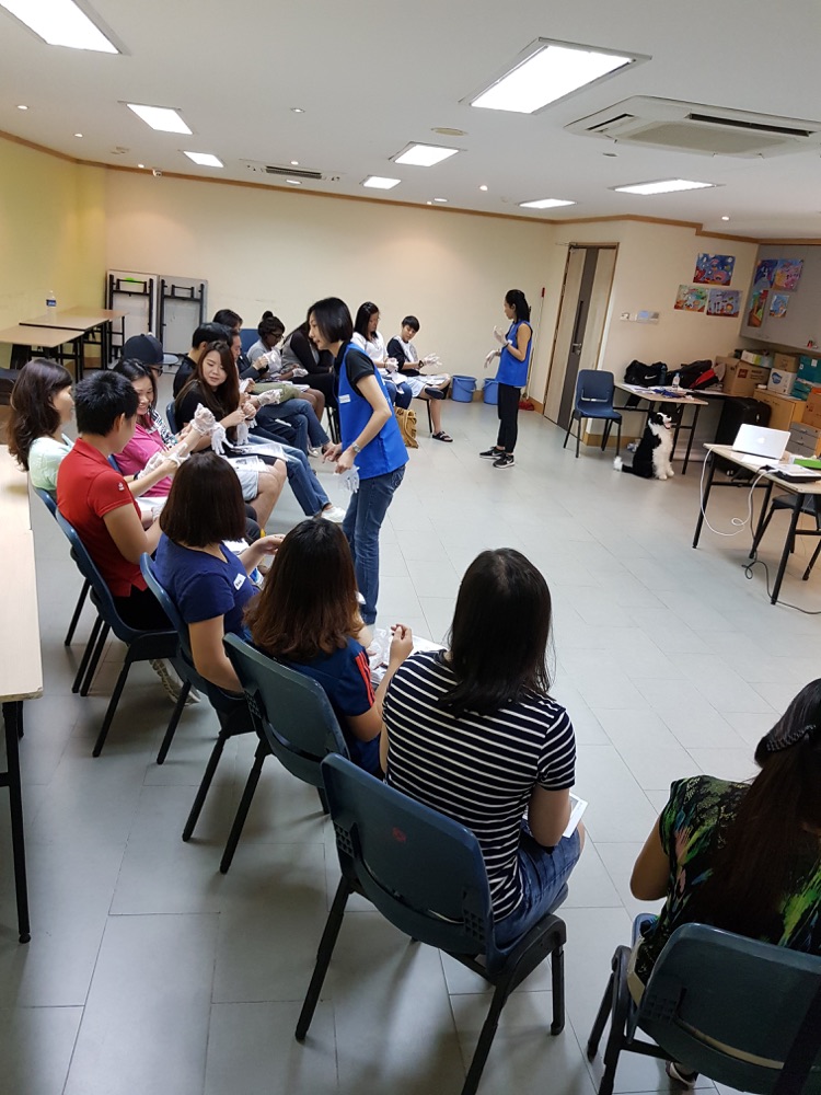 Canine First Responder orientation workshop at Toa Payoh Central Community Club, July 2018