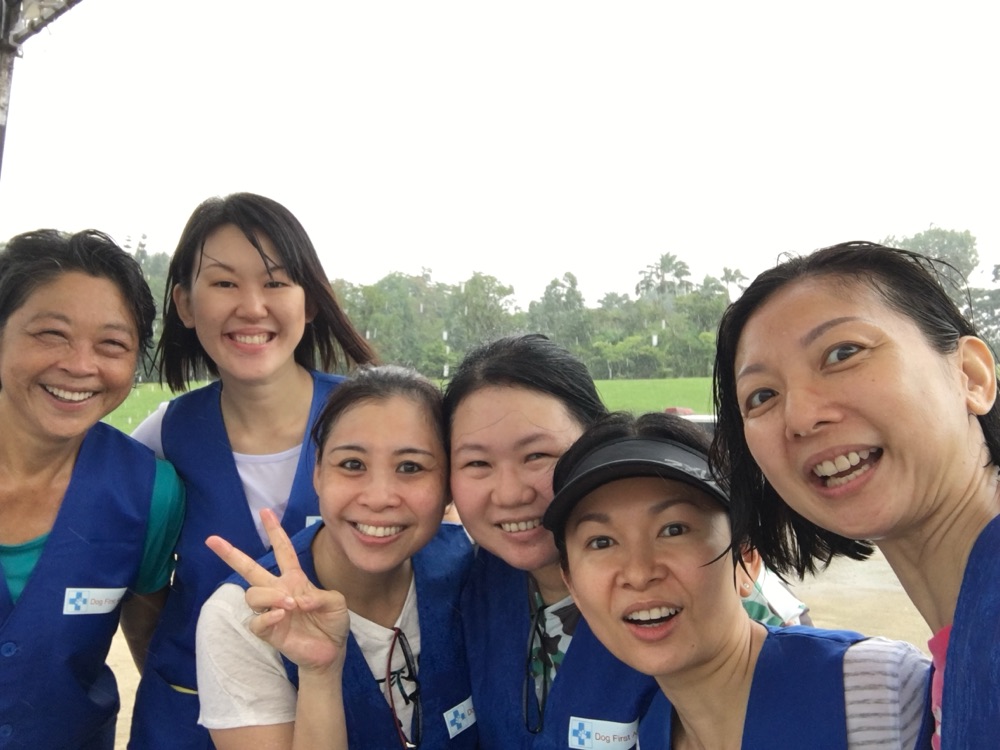 Dog First Aid’s Canine First Responder team at Walk-a-Paw, Gardens by the Bay, October 2018
