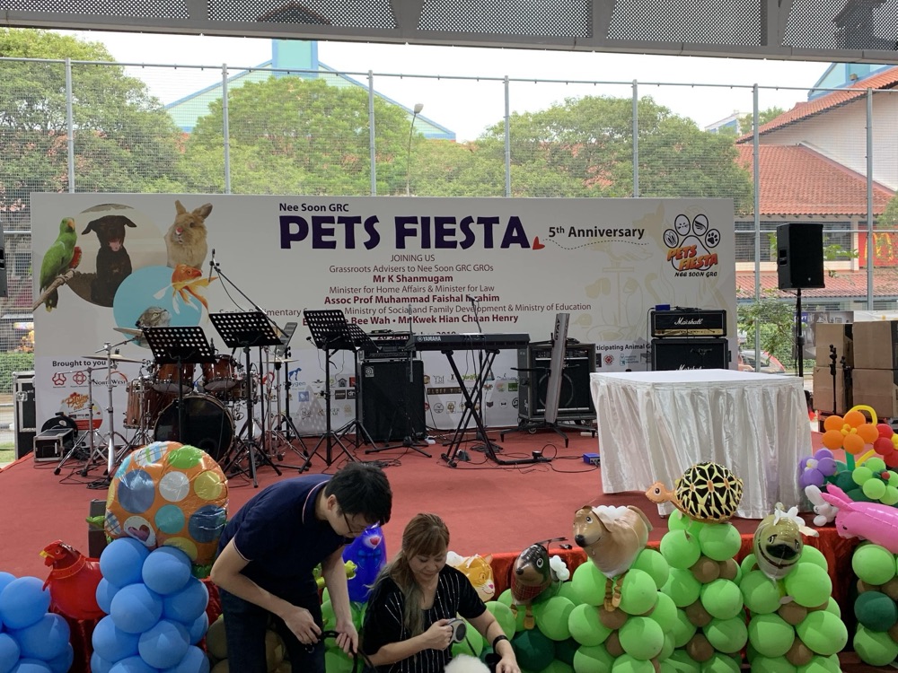 Dog First Aid’s Canine First Responder team at the Nee Soon GRC Pet Fiesta, October 2019