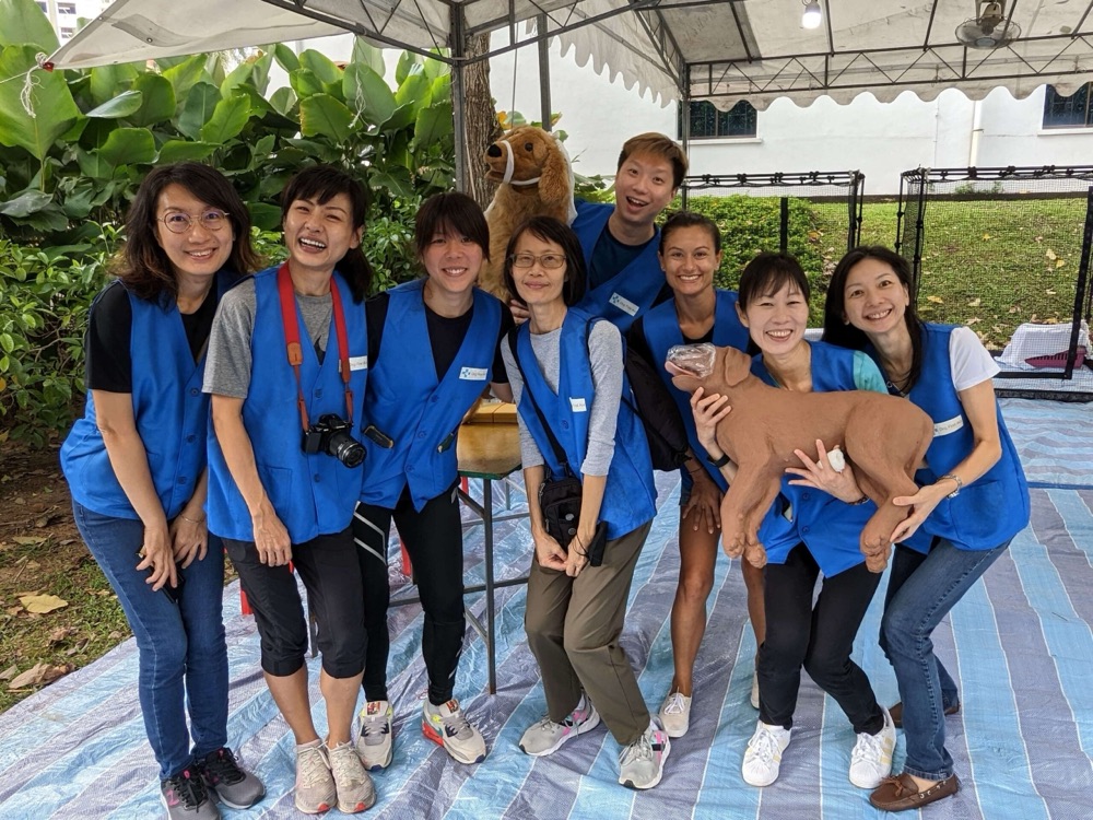 Dog First Aid’s Canine First Responder team at Paws & Furs 2022, Tanjong Pagar GRC & Radin Mas SMC