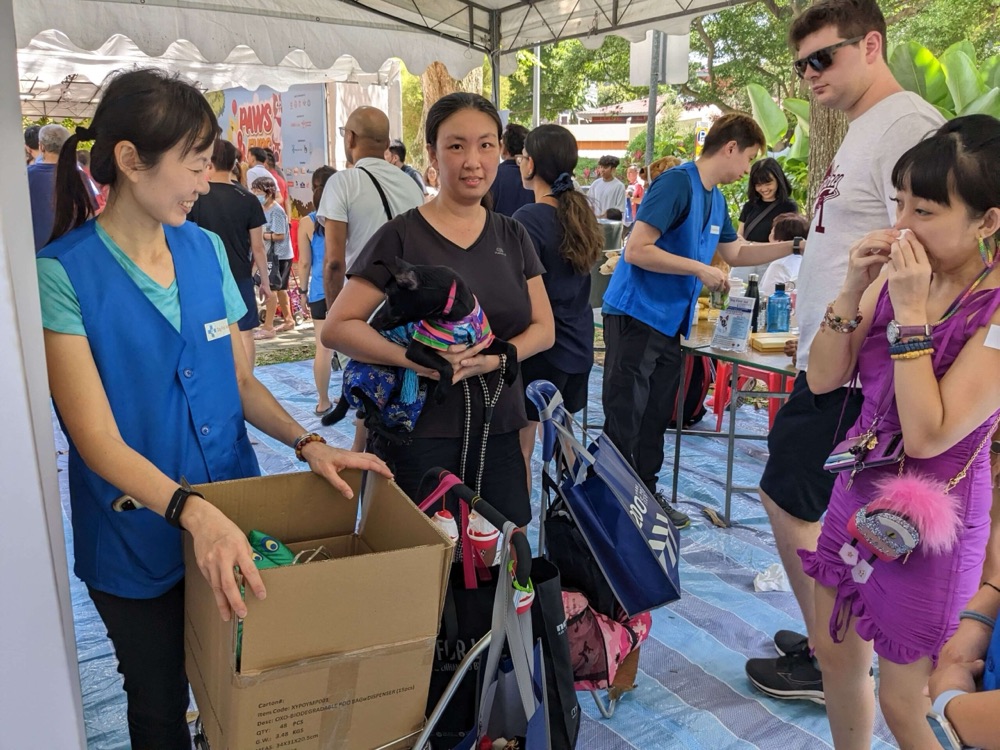 Dog First Aid’s Canine First Responder team at Paws & Furs 2022, Tanjong Pagar GRC & Radin Mas SMC