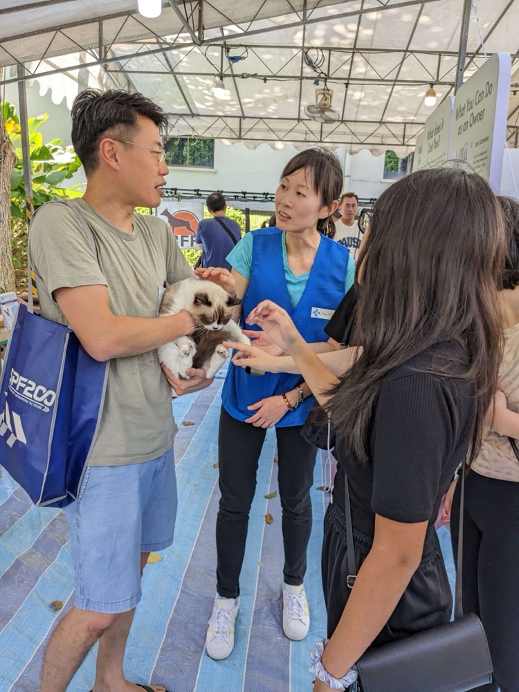 Dog First Aid’s Canine First Responder team at Paws & Furs 2022, Tanjong Pagar GRC & Radin Mas SMC