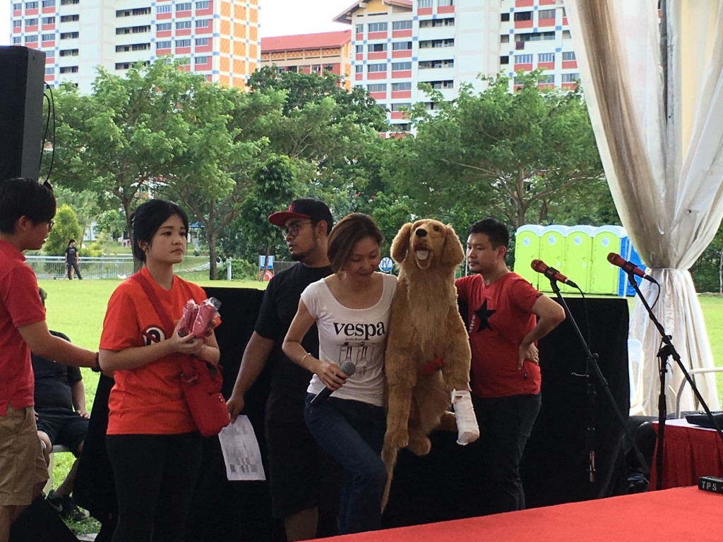 Dog First Aid’s talk at Pawfect Health Day by NKF, Bishan–Ang Mo Kio Park, March 2016